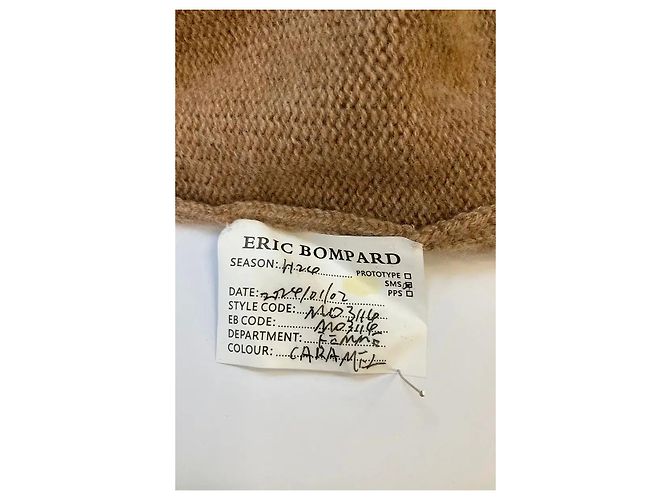 Eric Bompard Cardigã cor caramelo - vista 6