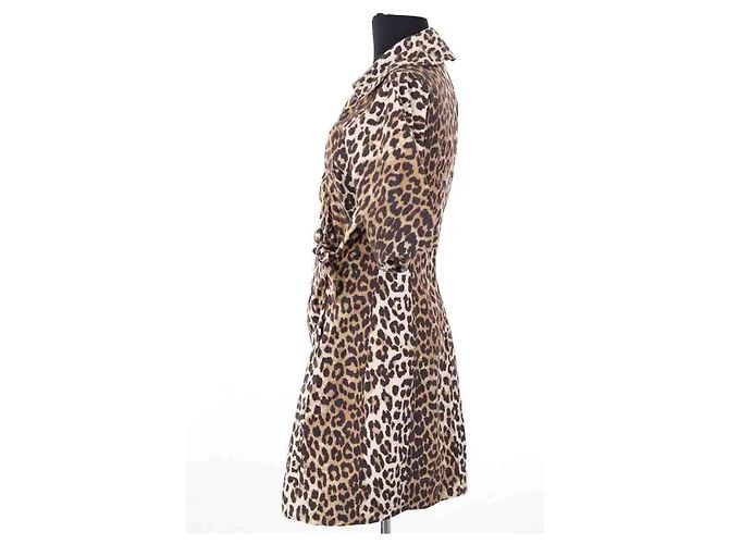 Ganni Vestido marrón Castaño - vista 3