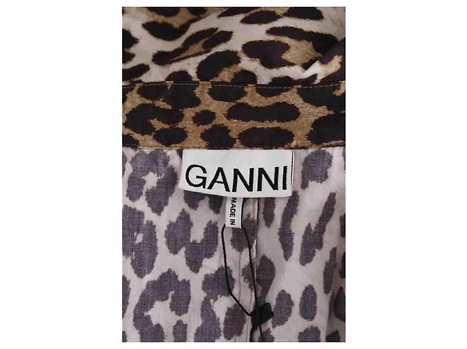 Ganni Vestido marrón Castaño - vista 5
