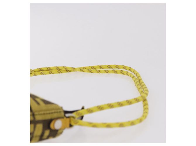 FENDI Zucca Canvas FRAGMENT Pouch Accessori Marrone Argento 8BS073 Auth 191705SAM - vista 8