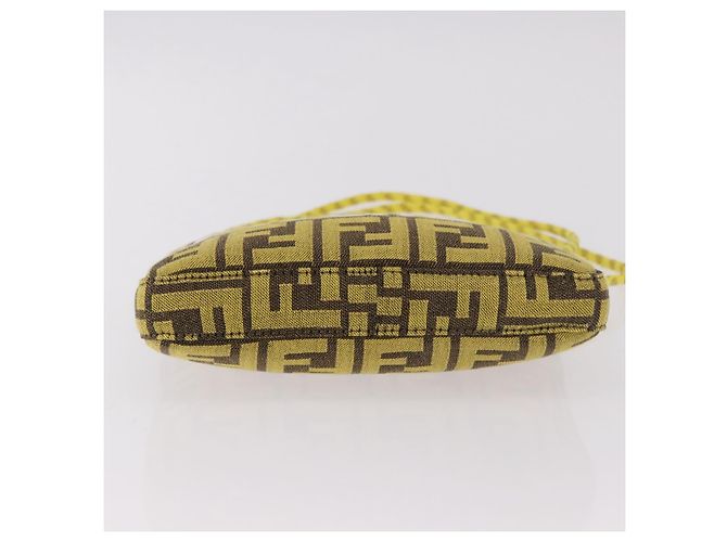 FENDI Zucca Canvas FRAGMENT Pouch Accessori Marrone Argento 8BS073 Auth 191705SAM - vista 9