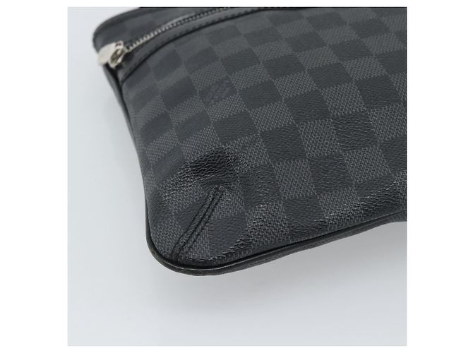 LOUIS VUITTON Borsa a tracolla Damier Graphite Tomas N58028 LV Auth ka5149 Damier ebene - vista 14