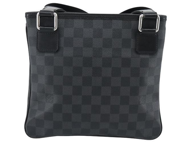 LOUIS VUITTON Borsa a tracolla Damier Graphite Tomas N58028 LV Auth ka5149 Damier ebene - vista 2