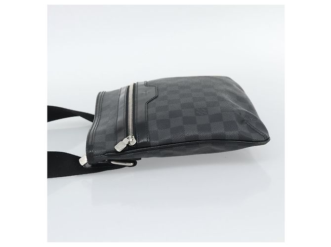LOUIS VUITTON Borsa a tracolla Damier Graphite Tomas N58028 LV Auth ka5149 Damier ebene - vista 3