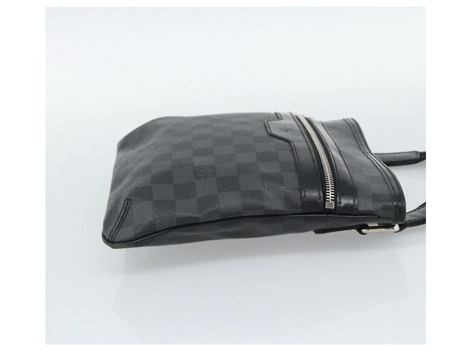 LOUIS VUITTON Borsa a tracolla Damier Graphite Tomas N58028 LV Auth ka5149 Damier ebene - vista 4