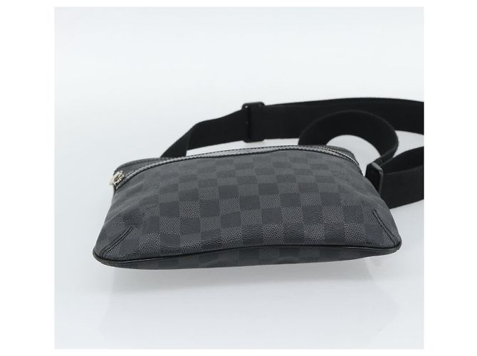 LOUIS VUITTON Borsa a tracolla Damier Graphite Tomas N58028 LV Auth ka5149 Damier ebene - vista 5
