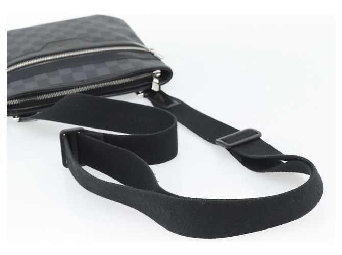 LOUIS VUITTON Borsa a tracolla Damier Graphite Tomas N58028 LV Auth ka5149 Damier ebene - vista 7