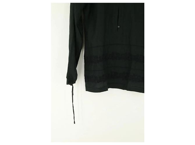 Tunica Chanel in cotone nera Nero - vista 2