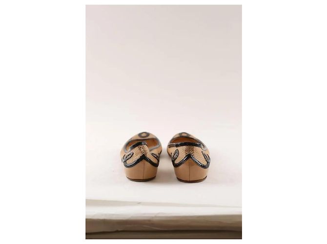 Christian Louboutin Bailarinas beige - vista 2