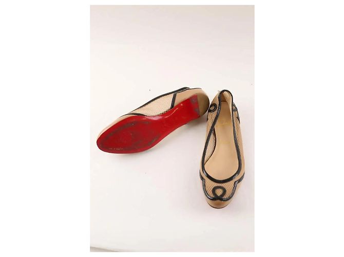 Christian Louboutin Bailarinas beige - vista 4