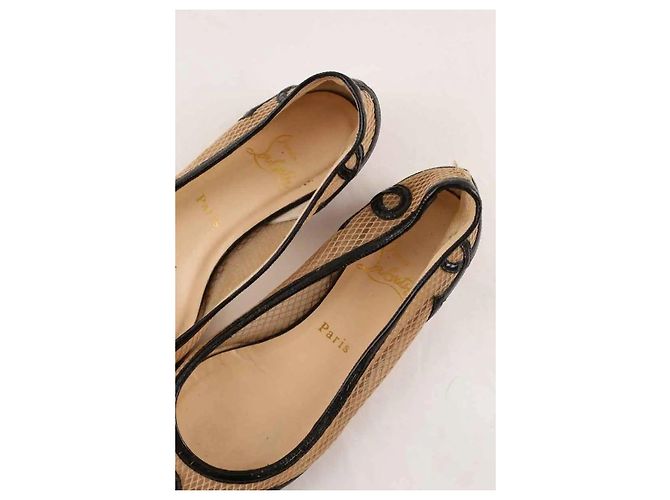 Christian Louboutin Bailarinas beige - vista 5