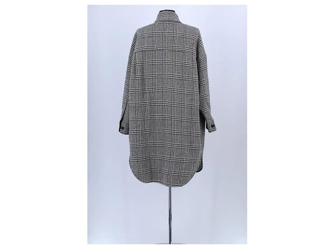 Isabel Marant Etoile Abrigo de lana antracita Gris antracita - vista 4