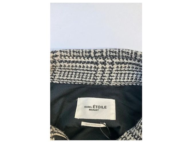 Isabel Marant Etoile Abrigo de lana antracita Gris antracita - vista 5