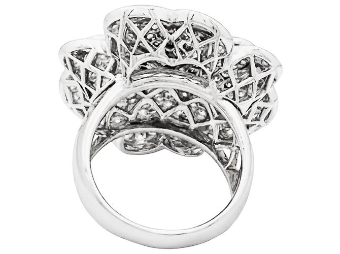 Autre Marque „Trèfle“-Ring, Weißgold, Diamanten. - Ansicht 4