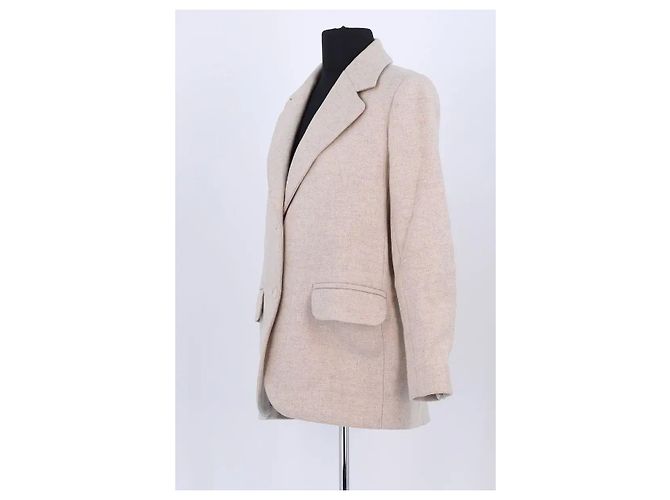 Blazer de lana beige Ba&Sh - vista 2