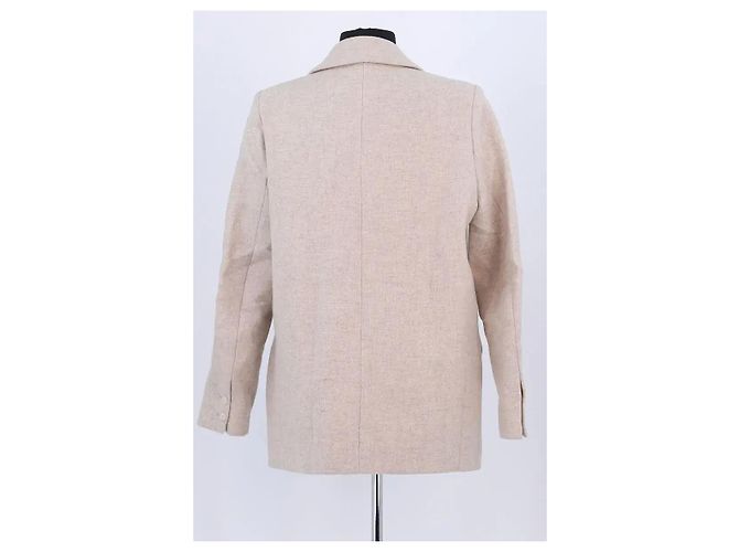 Blazer de lana beige Ba&Sh - vista 4