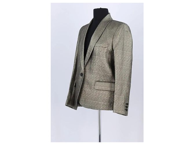 Blazer Soeur de algodón dorado - vista 2