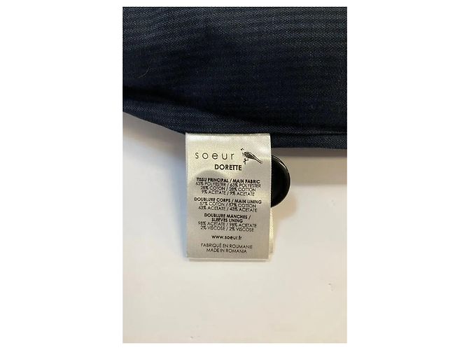 Blazer Soeur de algodón dorado - vista 6