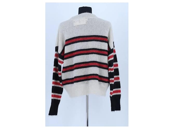Isabel Marant Etoile Wollpullover ecru Roh - Ansicht 4