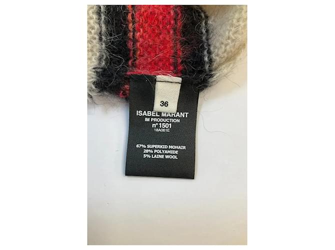 Isabel Marant Etoile Wollpullover ecru Roh - Ansicht 6