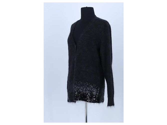 Louis Vuitton Cardigan aus Wolle schwarz - Ansicht 2