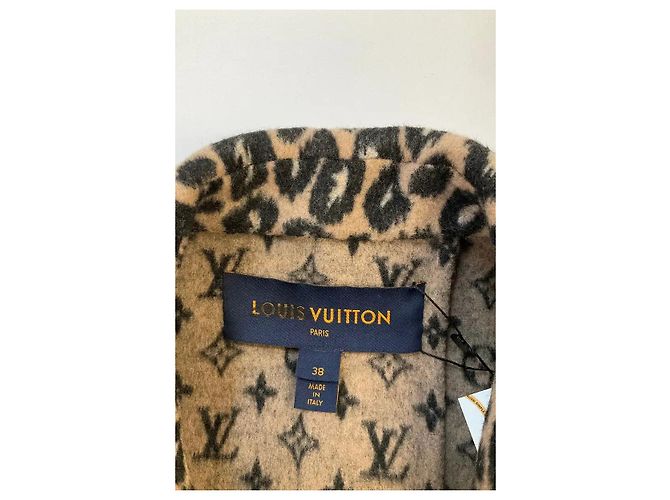 Louis Vuitton Abrigo de lana beige - vista 5