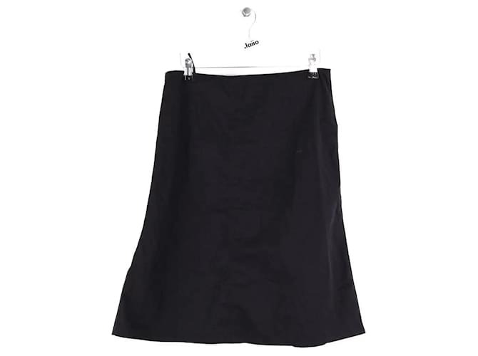 Falda Miu Miu de algodón negra Negro - vista 3