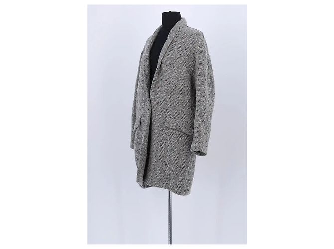 Isabel Marant Etoile Abrigo antracita Gris antracita - vista 2