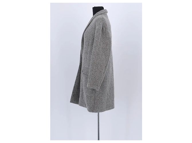 Isabel Marant Etoile Abrigo antracita Gris antracita - vista 3
