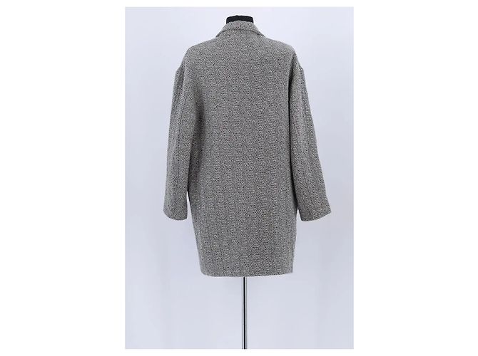Isabel Marant Etoile Abrigo antracita Gris antracita - vista 4