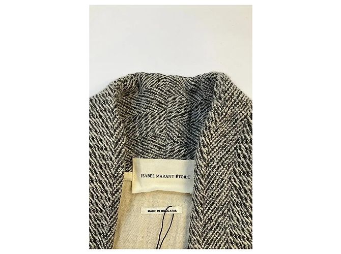 Isabel Marant Etoile Abrigo antracita Gris antracita - vista 5