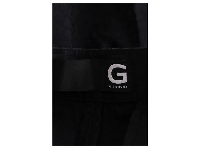 Bermuda Givenchy preta de algodão Preto - vista 5