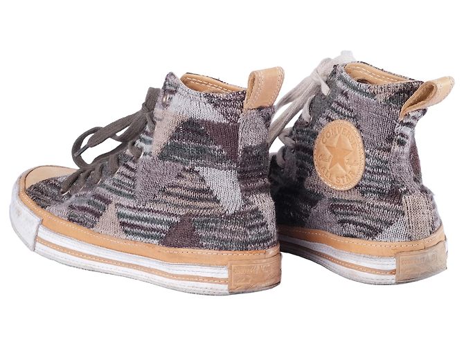 Sneakers alte Missoni x Converse Chuck Taylor Verde - vista 3