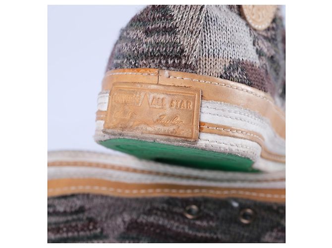 Sneakers alte Missoni x Converse Chuck Taylor Verde - vista 5