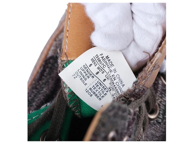 Sneakers alte Missoni x Converse Chuck Taylor Verde - vista 9