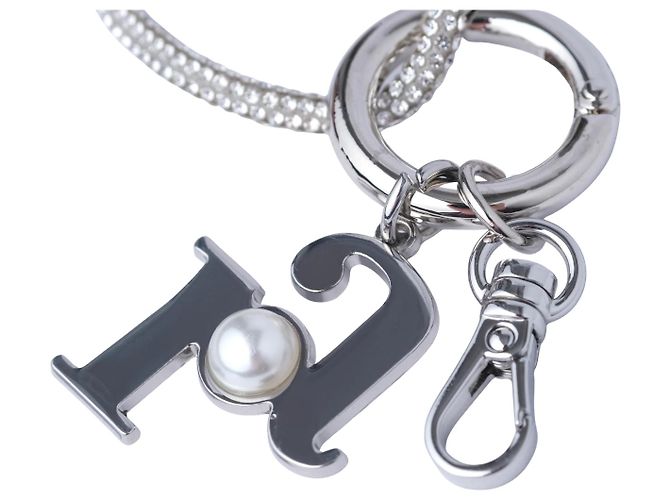 Autre Marque Collection Privée Rosantica Bag Charm Floral de Cristal Prateado Prata - vista 4