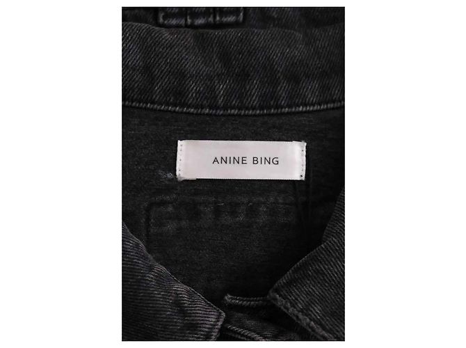 Anine Bing Anthrazitfarbene Jacke Anthrazitgrau - Ansicht 5