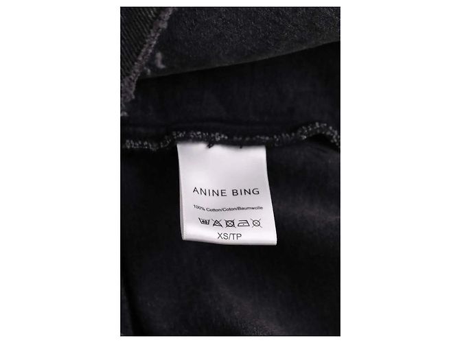 Anine Bing Anthrazitfarbene Jacke Anthrazitgrau - Ansicht 6