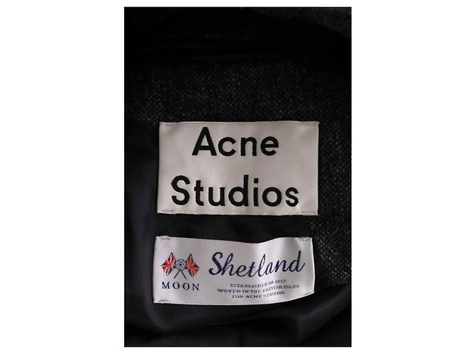 Acne Anthrazitfarbene Jacke Anthrazitgrau - Ansicht 5
