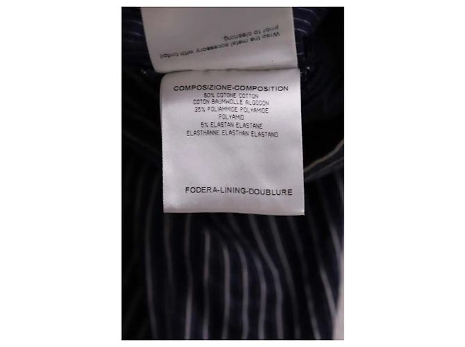 Gucci Pantalones rectos azules - vista 6