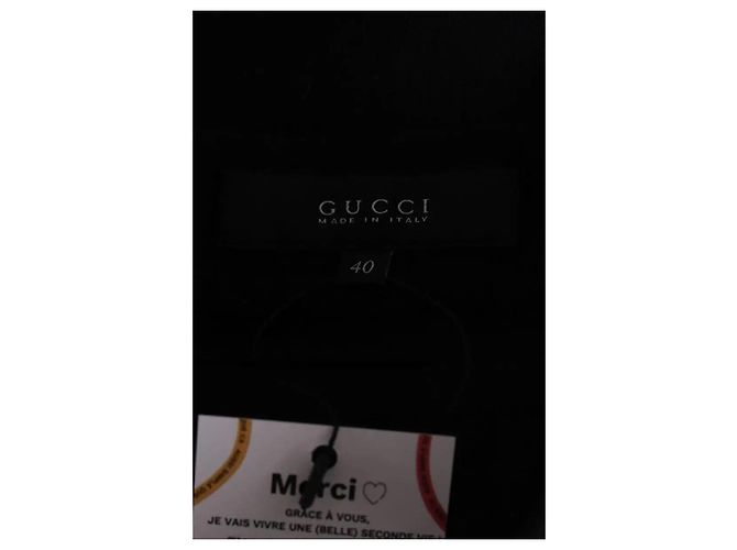 Gucci Pantalón recto negro - vista 5