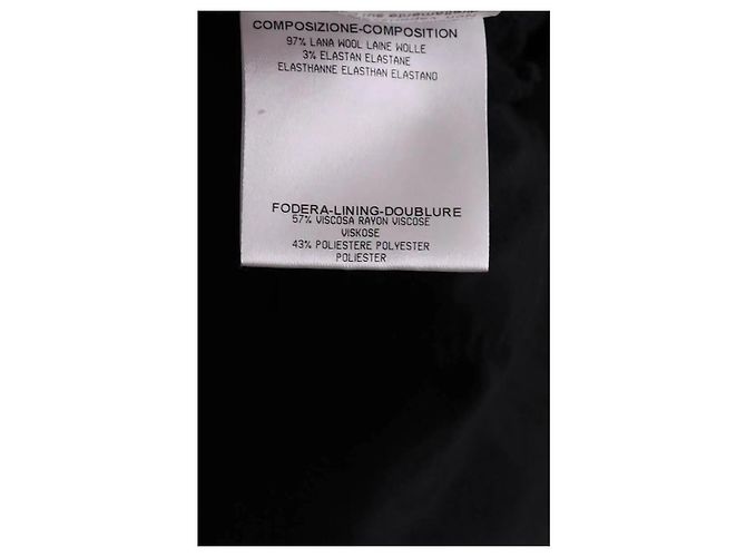Gucci Pantalón recto negro - vista 6