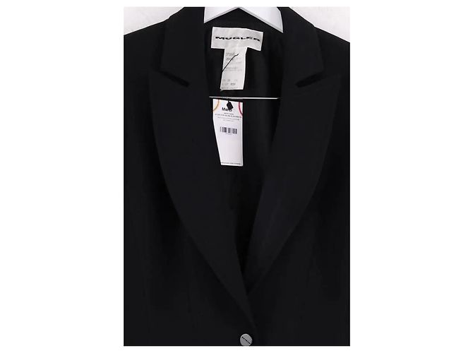 Thierry Mugler Schwarzer Blazer - Ansicht 2