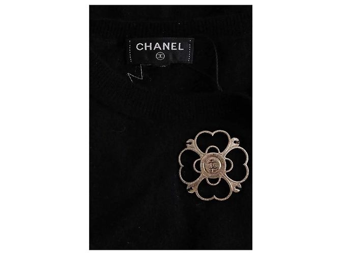 Chanel Schwarzer Pullover - Ansicht 4