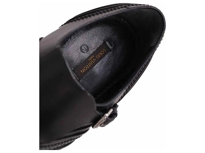 Scarpe con lacci Louis Vuitton in pelle nera Nero - vista 4