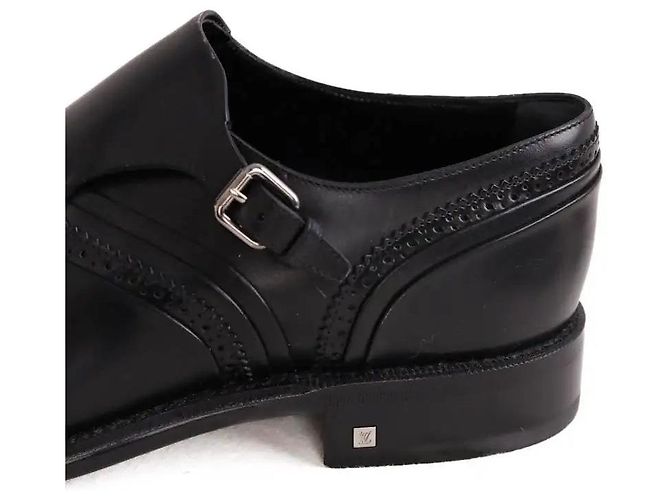 Scarpe con lacci Louis Vuitton in pelle nera Nero - vista 5