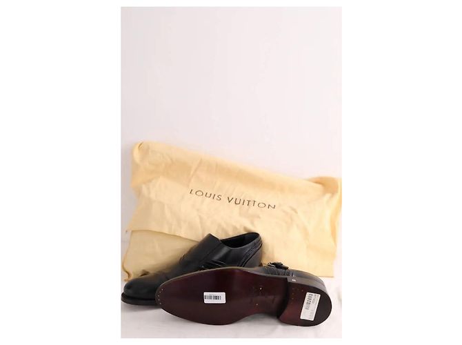 Scarpe con lacci Louis Vuitton in pelle nera Nero - vista 6