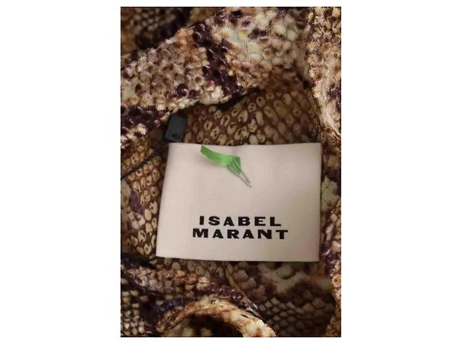 Camicetta Isabel Marant marrone - vista 5