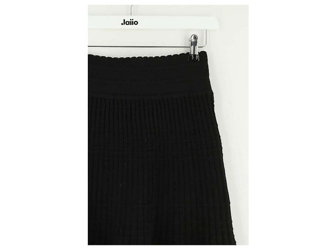 Autre Marque Gonna nera Nero - vista 2