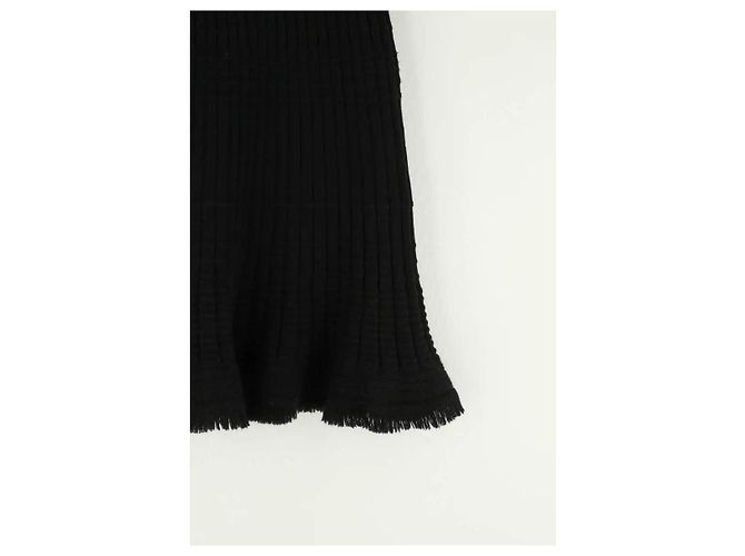 Autre Marque Gonna nera Nero - vista 3